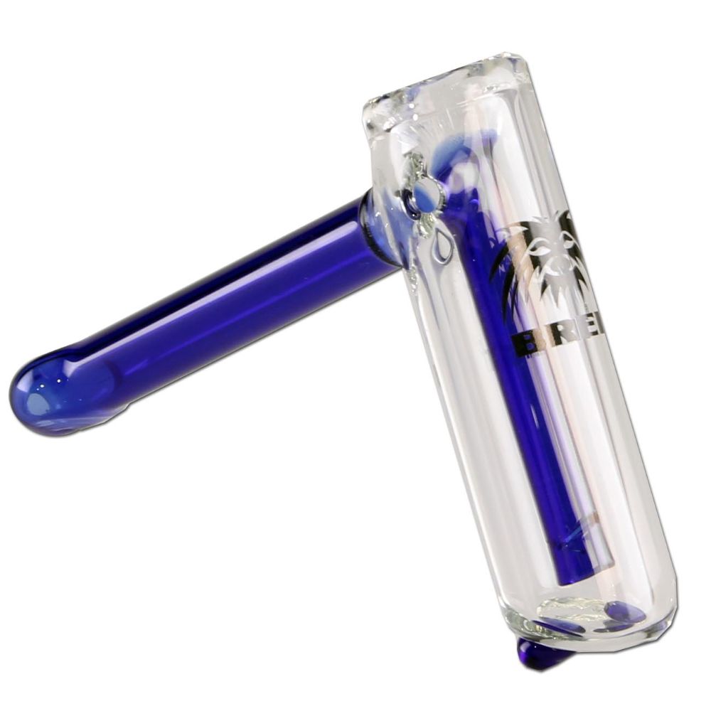 Collectible Hammer Glass Pipe Tobacco Smoking Pipe Dry Herb Spoon Hand  Pipes Bubbler Gift