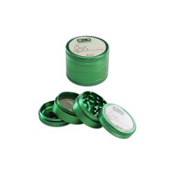 Black Leaf Green CBD Herb Grinder |  4 Part