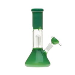 Dopezilla Hedorah Beaker Base Ice Bong | Milky Jade | side view