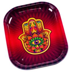 V Syndicate 18x14 Metal Rolling Tray | Hamsa Hand