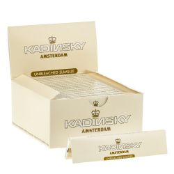 Kadinsky Amsterdam Unbleached Slimsize Rolling Papers | Box of 50 Packs