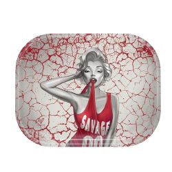 V Syndicate 18x14 Metal Rolling Tray | Dank Diva