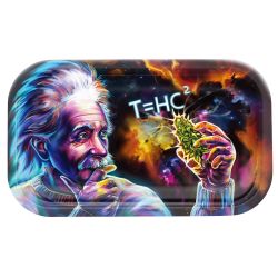 V Syndicate 27x16 Metal Rolling Tray | T=HC2 Einstein Black Hole