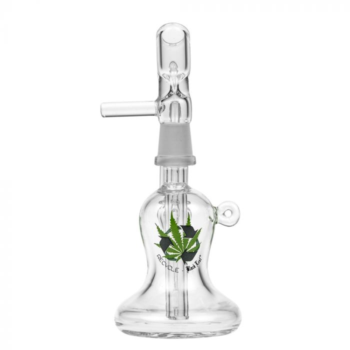 Black Leaf Cannabis Bubbler, Weed Bubbler