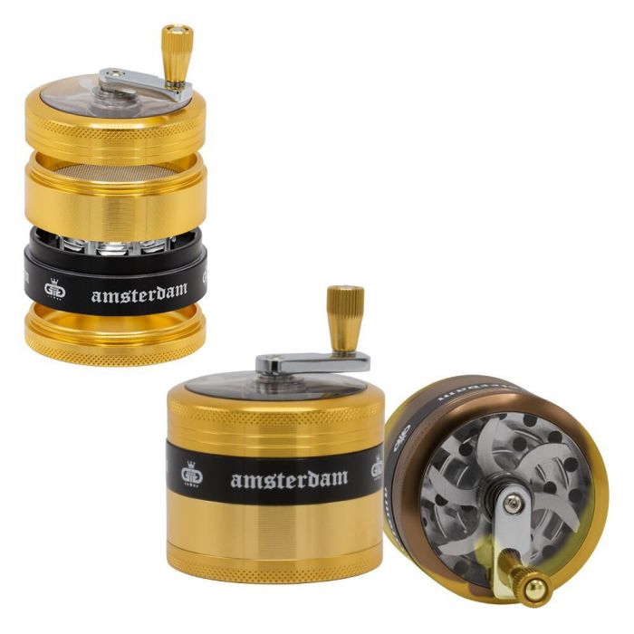 Grinder Rainbow Grace Glass Amsterdam 40mm - Canna-Shops